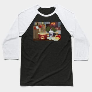 Lofi chill fastfood Baseball T-Shirt